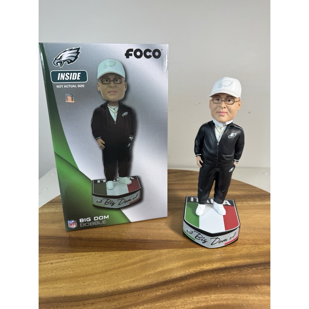 Big Dom Philadelphia Eagles Italia Bobblehead NFL Football